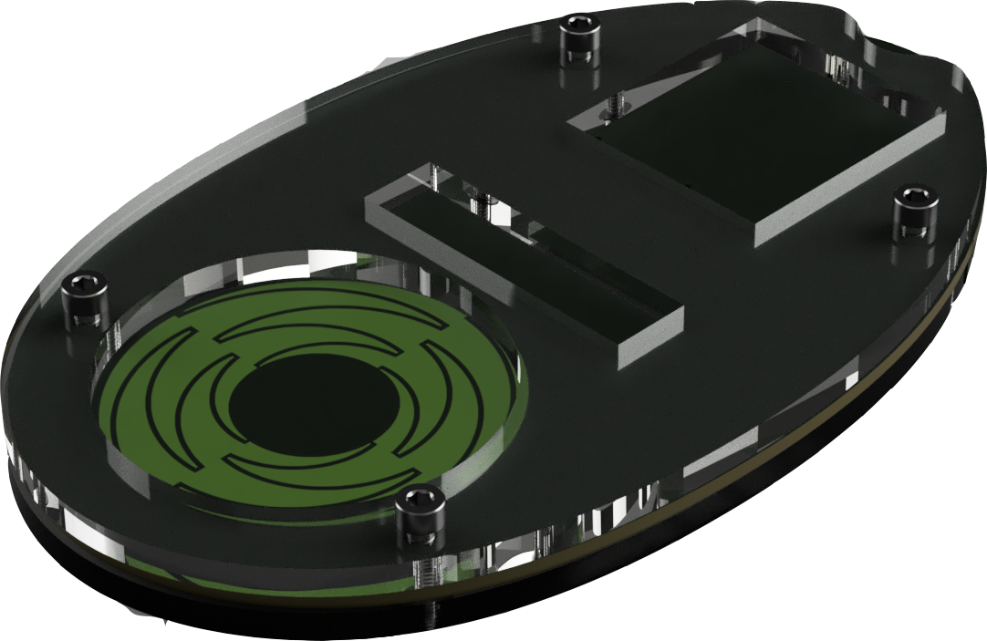 Render of the THOTCON 0xD badge